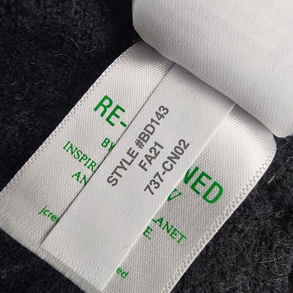 J. Crew Womens Turtleneck Sweater Supersoft Yarn Small Black Wool Alpaca BD143 - Picture 11 of 12